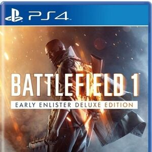 BATTLEFIELD 1: Early Enlister Deluxe Edition (SONY PlayStation 4, PS4 2016)